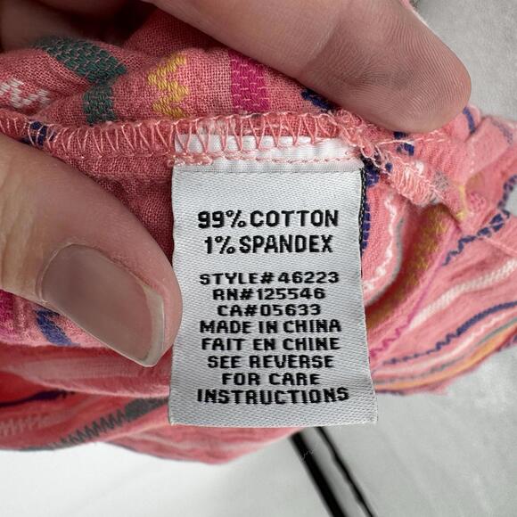 Habitat shirt top womens large L striped oversized relaxed lagen look beachy - Picture 5 of 6